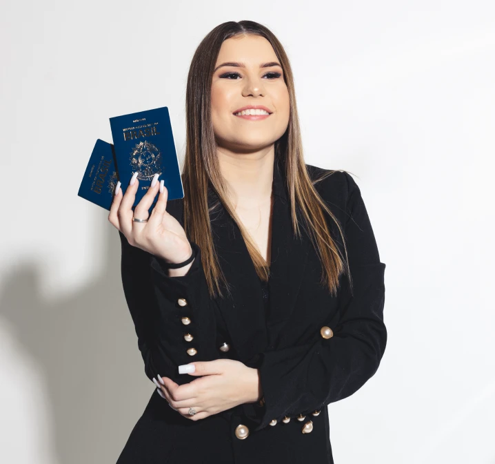 moça bonita com vistos em santa catarina